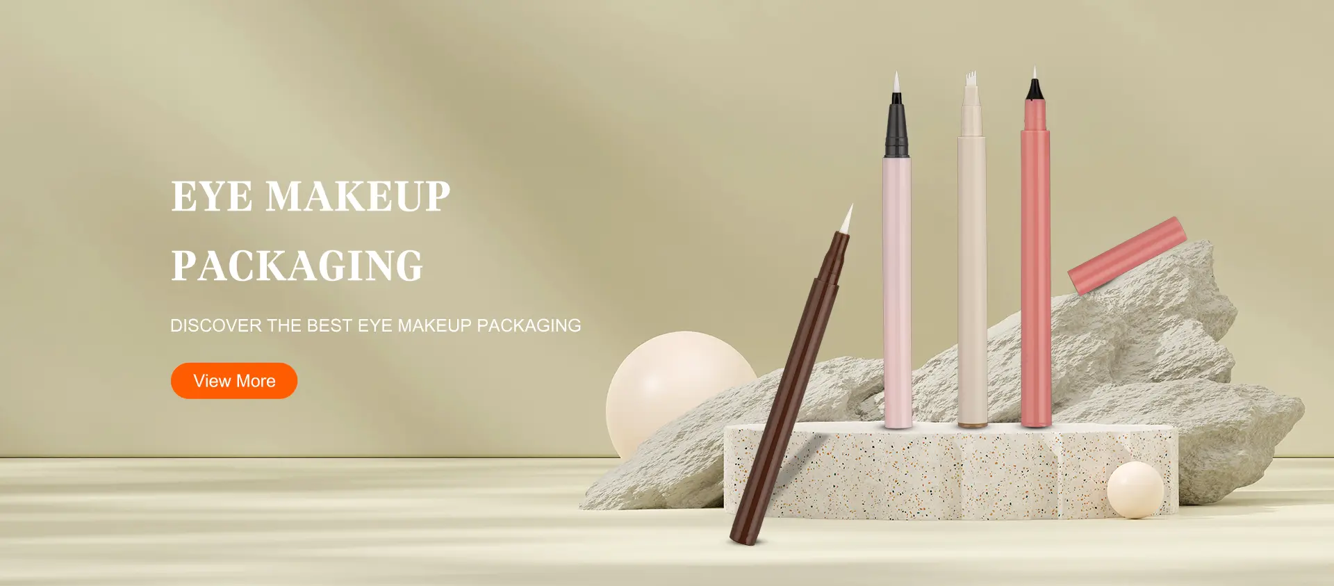 Továrna na balení oka make -up